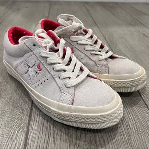 Converse Hello Kitty One Star Grey Suede Low Tops